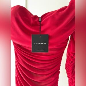 J Lux Label Ruched Dress